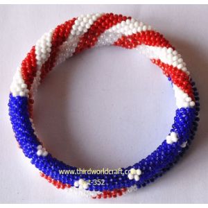 Rollover Glass Bead Bracelets 