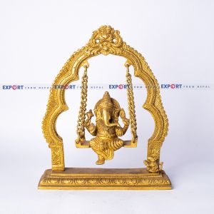 Statue of Ganesh on Swing
