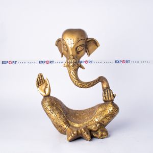 3D Ganesh Blessing Statue
