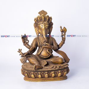 Handmade Sitting Ganesh Statue