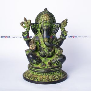 Handmade Four Hand Ganesh Statue