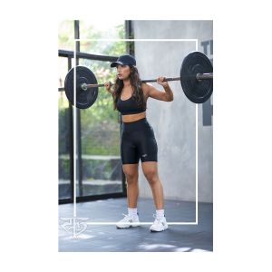 Black Biker Shorts for Ladies