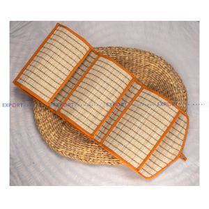 Banana Stem Stick & Cotton Three Pocket Wall Hanger