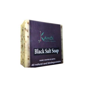 Kanti Herbal Black Salt Soap- 80gm