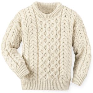 Hand Knitted Cable Sweater
