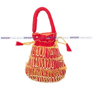 Handmade Red Money Bag Thaili