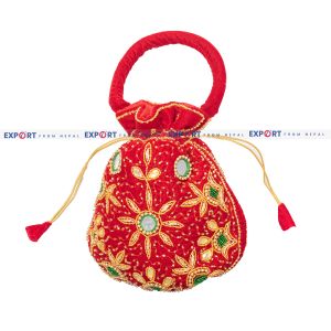 Handmade Red Money Bag Thaili