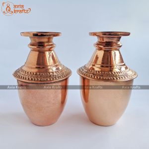 Butte Ghalcha 6.3 inches Set | Tama Ghalcha | Copper kalash | Axia Krafts