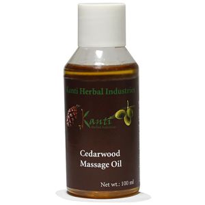 Kanti Herbal Cedarwood Massage Oil– 100ml 