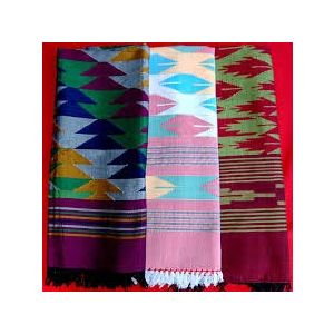 Nepali Dhaka Cotton Scarf