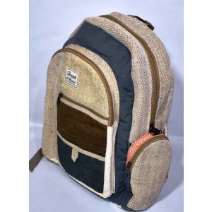 Stylist Unisex Pure Natural Multi-Purpose Eco-Friendly Bio-Degradable Hemp Bag Pack