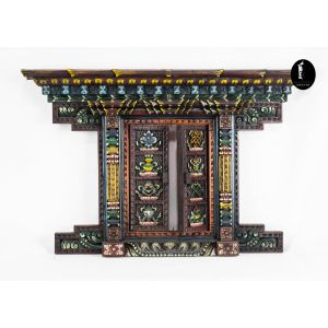 Colorful Astamangala door 