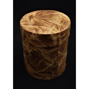 Marble Print Designed Lokta Paper Cylindrical Box