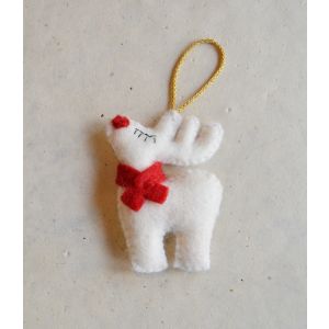 Felt Reindeer Ornaments for Decoration