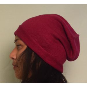 Pure Cashmere Two ColorSnow  Cap- Hand Made In Nepal 100 %  Cashmere cap  2/26 count 8 Gauge   2 ply Various Color Available