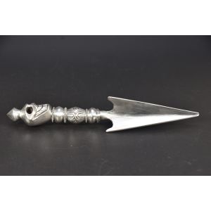 Tibetan Art with Head Handle Buddhists Amulet Phurba Phurwa 