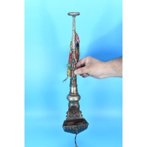 Antique Tibetan Kapala Coral Kangling Tantrik Trumpet