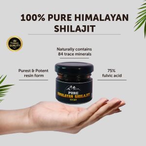 PURE HIMALAYAN SHILAJIT – 100% Pure Organic Shilajit Resin