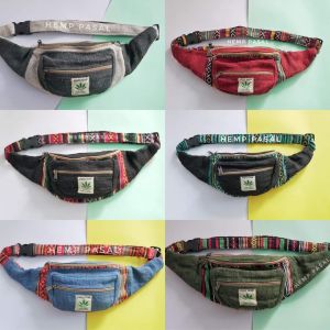 Handmade Hemp Waist Bags