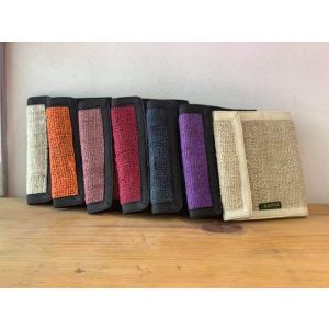 Set of 7 Handmade Hemp Purses