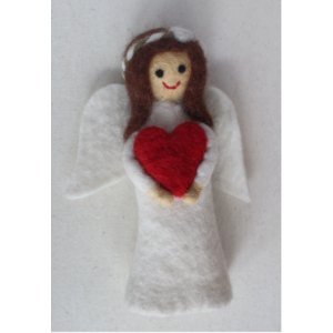 Felt Angel Doll with Heart