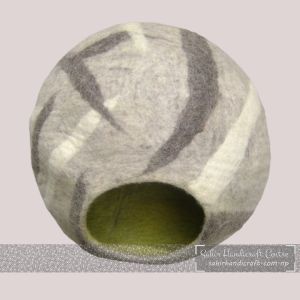 Gray Cat Cave With Big Patterns