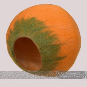 Orange and Green Gradient Cat Cave