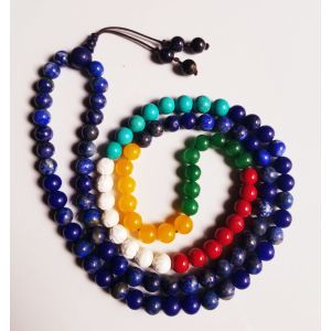 Five Elements Lapis Mala