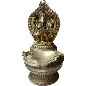 A Set of Two Large Sukunda  44 cm Height Fine Carving