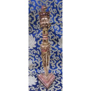 Antique Master Quality Handmade Yak Bone Tibetan Hayagriva Phurba.Nepal