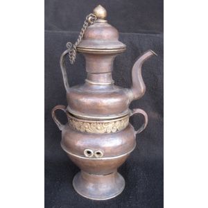 Antique Tibetan Handmade Copper Teapot , Nepal