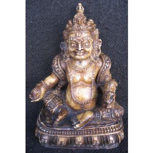 Antique Master Quality Yak Bone Tibet Jambala, Kubear, God of Wealth, Nepal