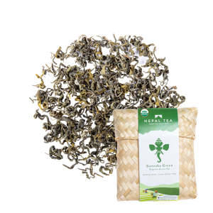 Loose Leaf Ganesha Green Tea 1.7 oz (50 Grams)