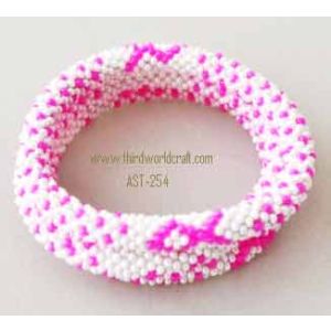 Rollover Glass Bead Bracelets 