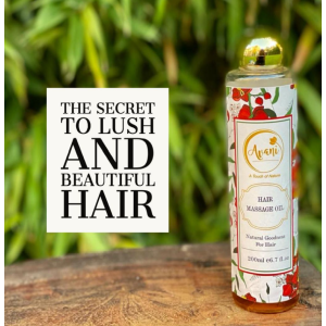Avani Hair Massage Oil Infused With Argan Oil, Onion Seed Oil, Castor Oil, For Hair Growth, Hair Fall Control, Frizz Control (200 ML)