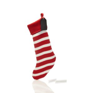 Custom Patterned Knit Christmas Stockings – Punch Card Wool Design, Fully Customizable