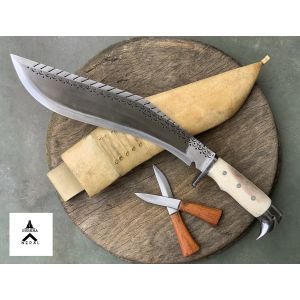 Gurkha Nepal Hand-forged Eagle Dragon Khukuri (12 Inches Full Tang Blade)
