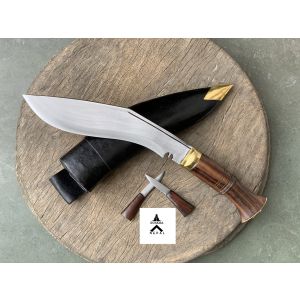 Gurkha Nepal Hand-Forged Traditional Wood Handle Light Weight Khukuri 9 Inched Blade