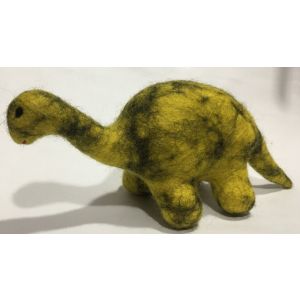 100% Pure Wool Handmade Felted Dinosaur Doll