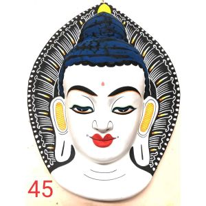 White Buddha Paper Mask