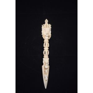 Handmade Deer Horn Ritual Dagger Phurba
