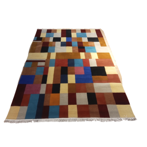 Hand-Knotted Nepali Woolen Carpet 60 Knots,173 Cm x 237 Cm  