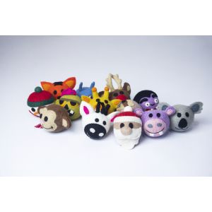 100% Pure Wool Soft Felt Animal Pet Dog Toy