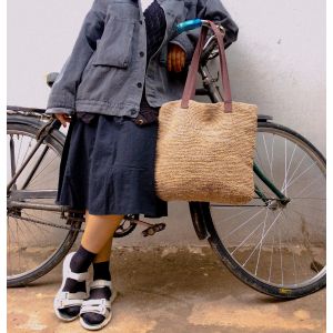 Handwoven Hemp Tote Bag