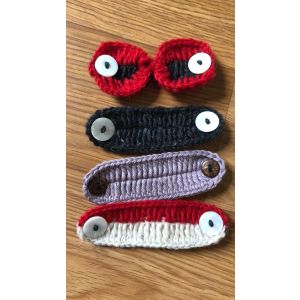 Handmade Woolen and Cotton Mask Holder