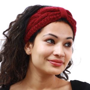Maroon Woolen Headband
