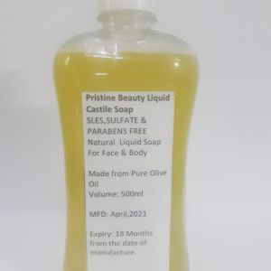 Pristine Beauty Liquid Castile Soap 500ml
