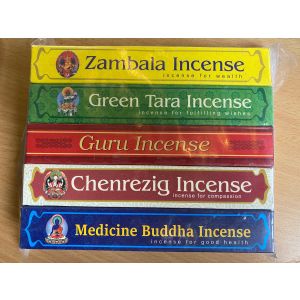 5 in 1 plastic pack incense