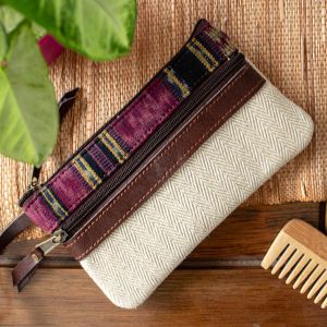 Hemp-Dhaka Purse