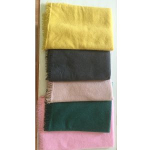 Pure  cashmere  felted  shawl  plain  Hand  Knit in  Nepal 